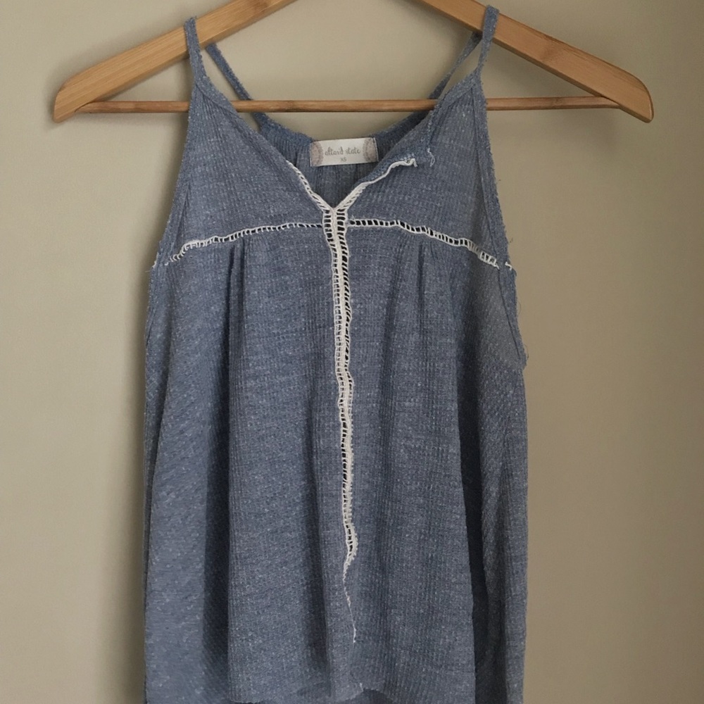 Grey/Blue Altar’d State Tank-top